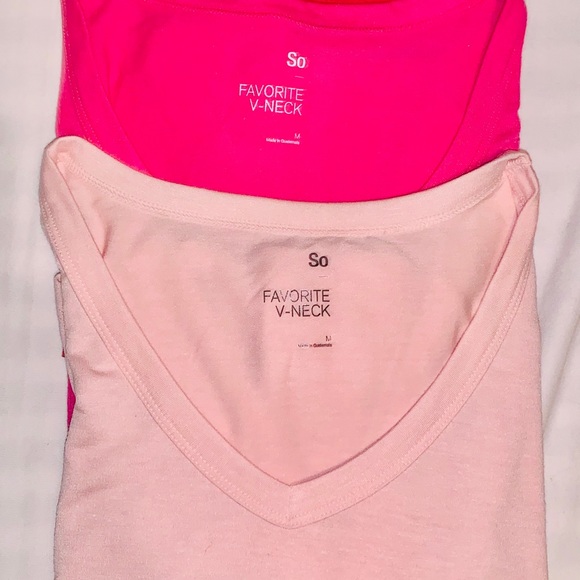 3 ladies SO Favorite V-Neck long sleeve T-shirts - Picture 2 of 5